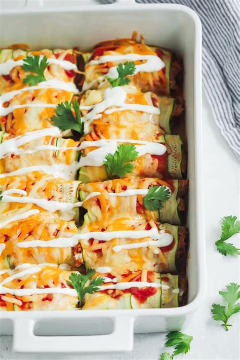 Enchilada Chicken Zucchini Layers 2 EA - calories, carbs, nutrition