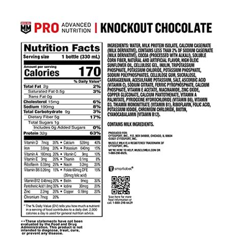 Energizing Chocolate Shake - calories, carbs, nutrition