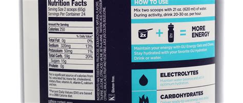 Energy Mix - calories, carbs, nutrition