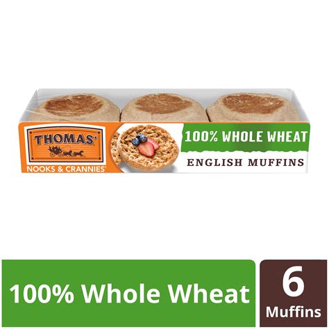 English muffins, whole-wheat - calories, carbs, nutrition