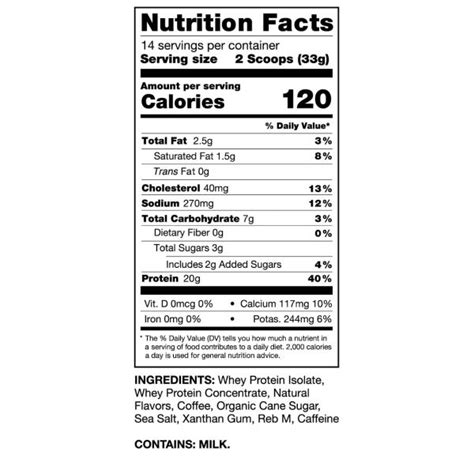 Espresso Macchiato Single (78964.1) - calories, carbs, nutrition