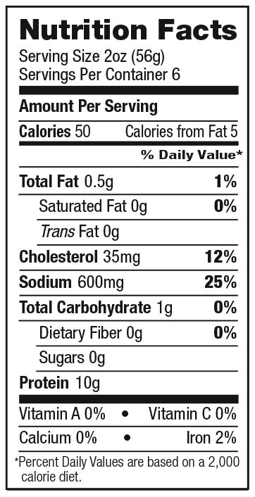 Extra Pizza Topping Diced Ham - calories, carbs, nutrition