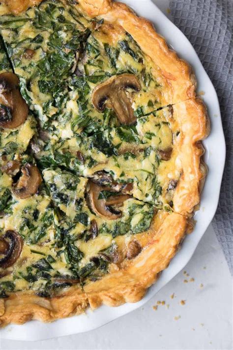 EZ Quiche - Spinach and Mushroom - calories, carbs, nutrition