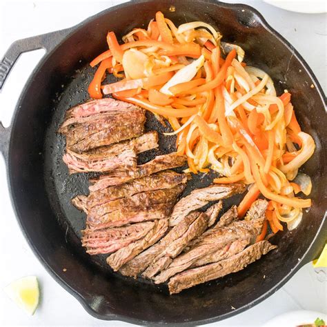 Fajita Marinated Flat Iron Steak - calories, carbs, nutrition