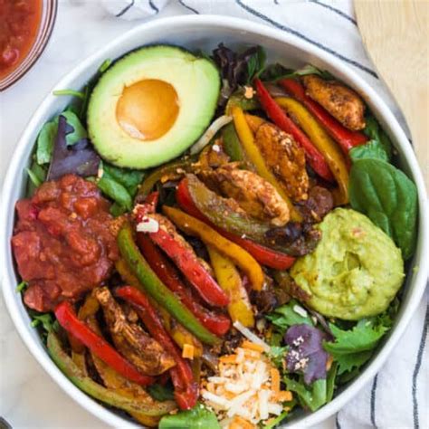 Fajita Salad - calories, carbs, nutrition