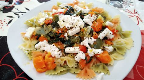 Farfalle Primavera - calories, carbs, nutrition