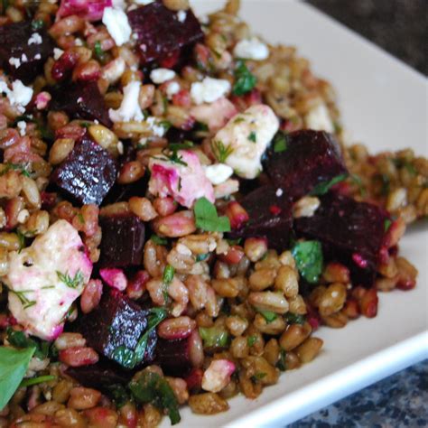 Farro, Beets and Chevre Salad - calories, carbs, nutrition