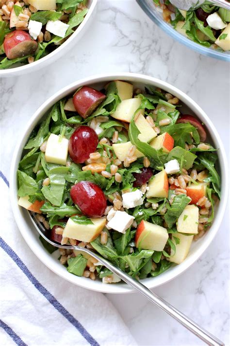 Farro Salad with Green Apples & Hazlenuts - calories, carbs, nutrition