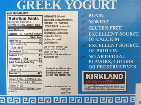 Fat Free Greek Yogurt (63080.5) - calories, carbs, nutrition