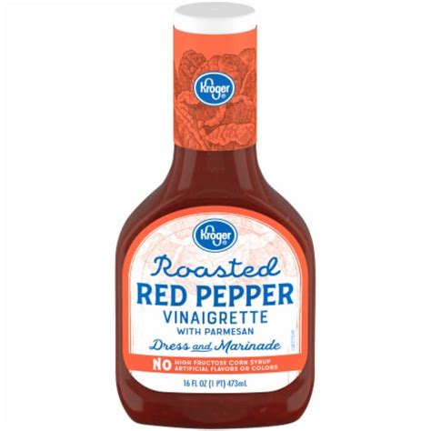 Fat Free Roasted Red Pepper Vinaigrette - calories, carbs, nutrition