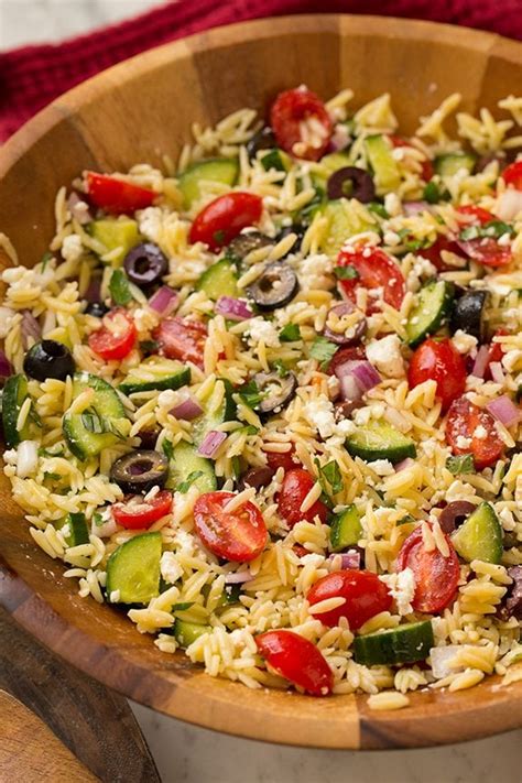 Feta, Olive & Orzo Jazz Salad - calories, carbs, nutrition