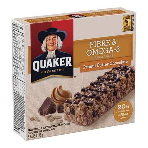 Fibre & Omega-3 Peanut Butter Chocolate - calories, carbs, nutrition