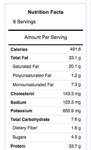 Fish Pie - calories, carbs, nutrition