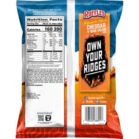 Flaming' Hot Chips - calories, carbs, nutrition