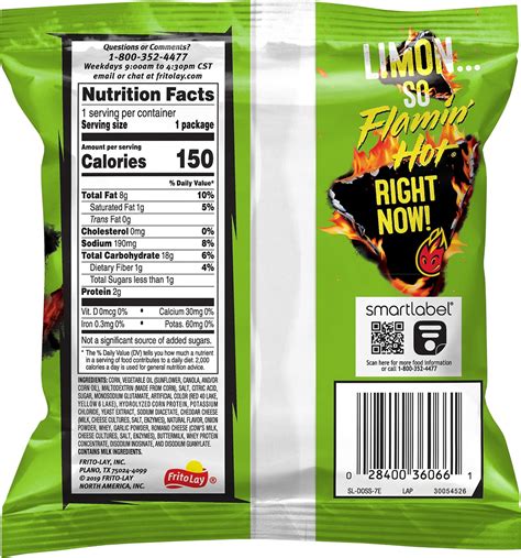 Flaming Hot - calories, carbs, nutrition