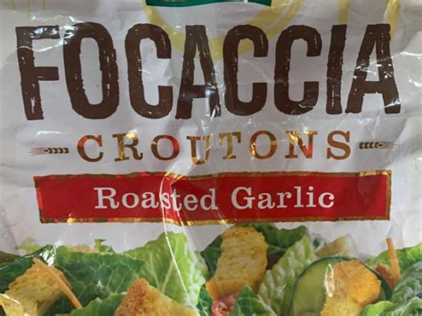 Focaccia Croutons - calories, carbs, nutrition