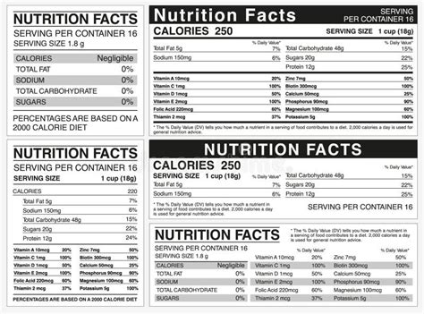 For The Table - calories, carbs, nutrition