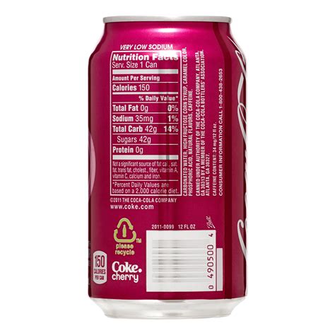 Fountain Soda, Cherry Coca Cola, 24oz - calories, carbs, nutrition