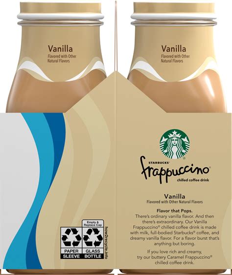 Frappuccino Coffee Drink Vanilla - calories, carbs, nutrition