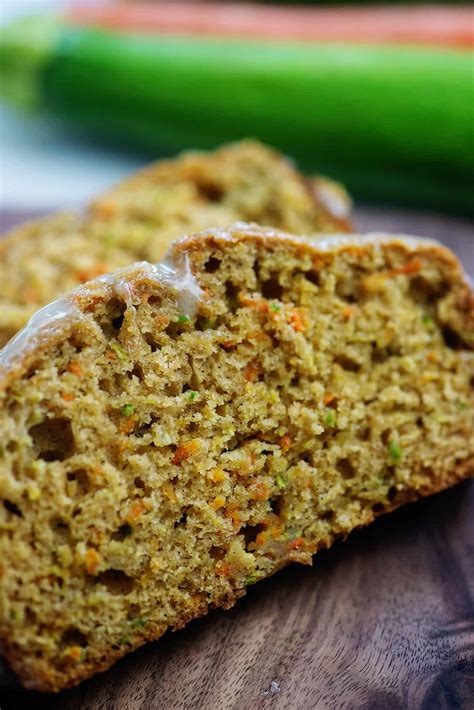 French Toast Zucchini & Carrot Bread 2 SLC - calories, carbs, nutrition