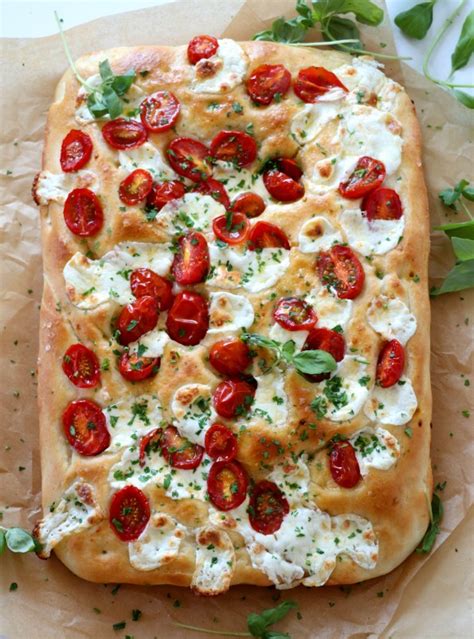 Fresh Mozzarella & Tomato on Focaccia - calories, carbs, nutrition