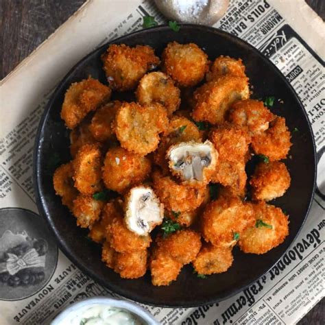 Fried Battered Mushrooms - calories, carbs, nutrition