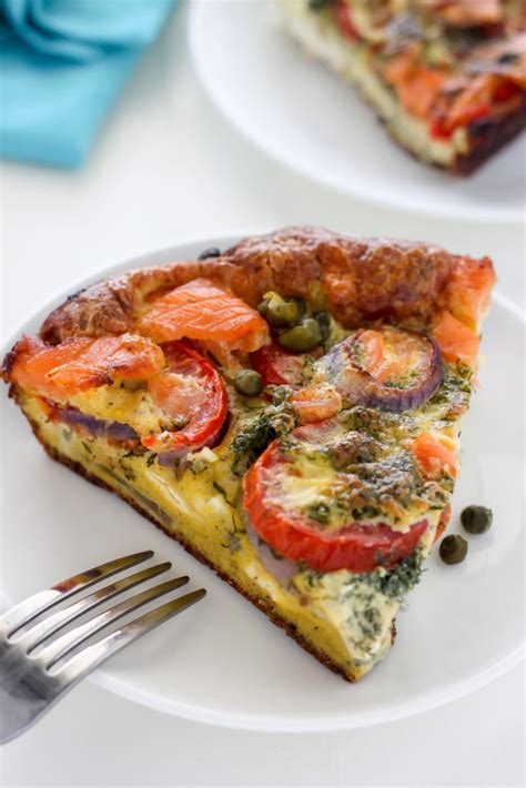 Frittata Smoked Salmon HP SLC=3x4 - calories, carbs, nutrition