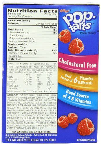 Frosted Raspberry - calories, carbs, nutrition