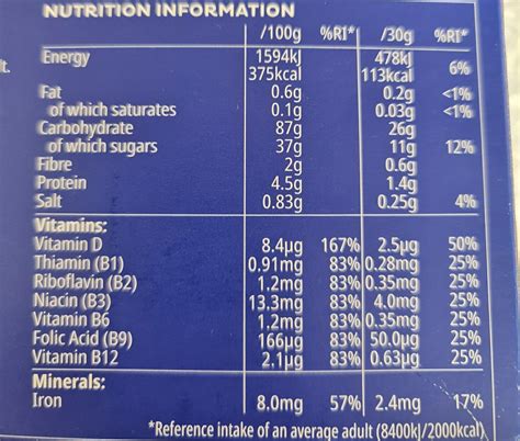 Frosties Snack Bar - calories, carbs, nutrition