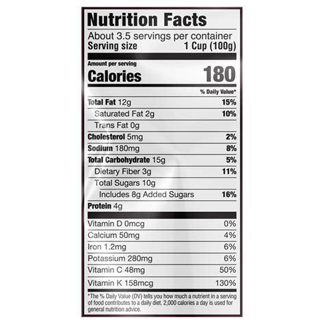 Fruit and Nut Salad Kit - calories, carbs, nutrition