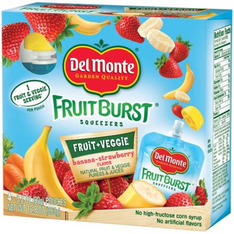 Fruit Burst Squeezers - calories, carbs, nutrition