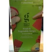 Fruit & Vegetable Strip Orchard Blend - calories, carbs, nutrition