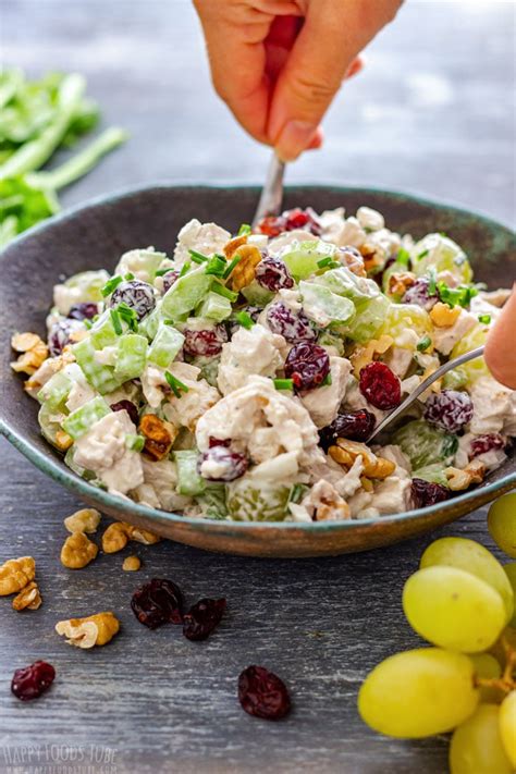 Fruit, Walnut & Chicken Salad - calories, carbs, nutrition