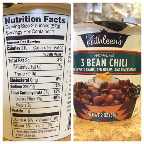 Full O' Beans Chili - calories, carbs, nutrition