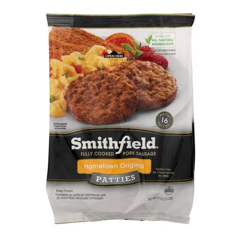 Fully Cooked Pork Patty - calories, carbs, nutrition