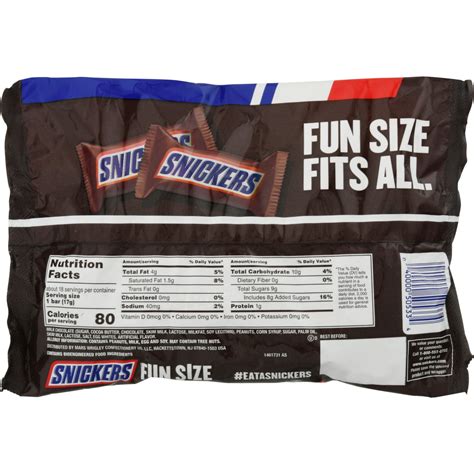 Fun Size - calories, carbs, nutrition