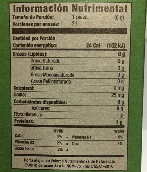 Galletas Salmas - calories, carbs, nutrition