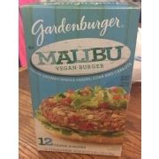 Garden Burger Malibu Vegan - calories, carbs, nutrition