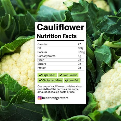Garlic Cumin Cauliflower - calories, carbs, nutrition