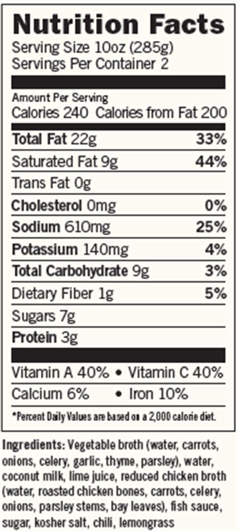 Garlic-Lime Broth - calories, carbs, nutrition