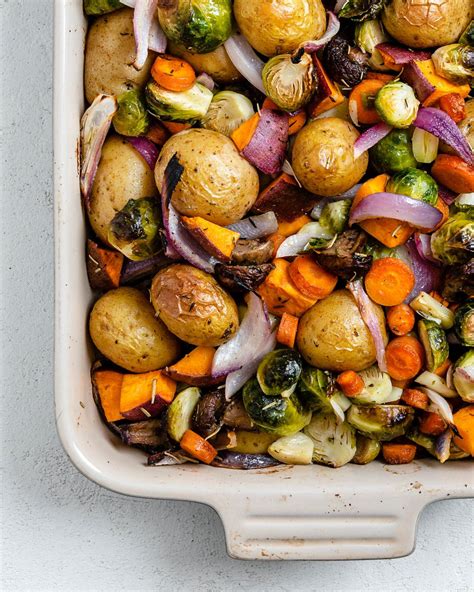 Garlic Roasted Vegetables - calories, carbs, nutrition