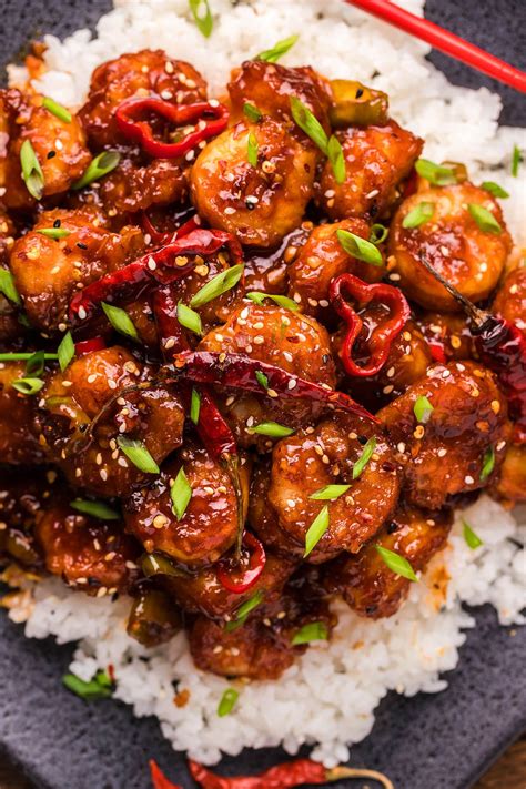 General Tso's Shrimp Stir Fry - calories, carbs, nutrition