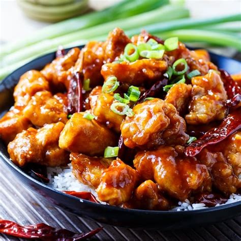 General Tso's Spicy Chicken - Asian Inspired - calories, carbs, nutrition