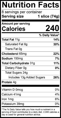 German Chocolate Cake - calories, carbs, nutrition