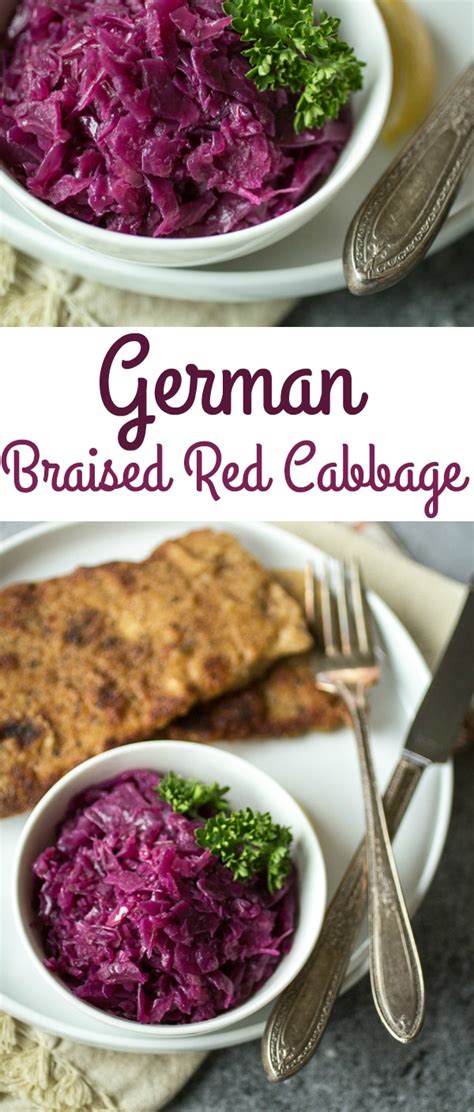 German Style Braised Red Cabbage - calories, carbs, nutrition