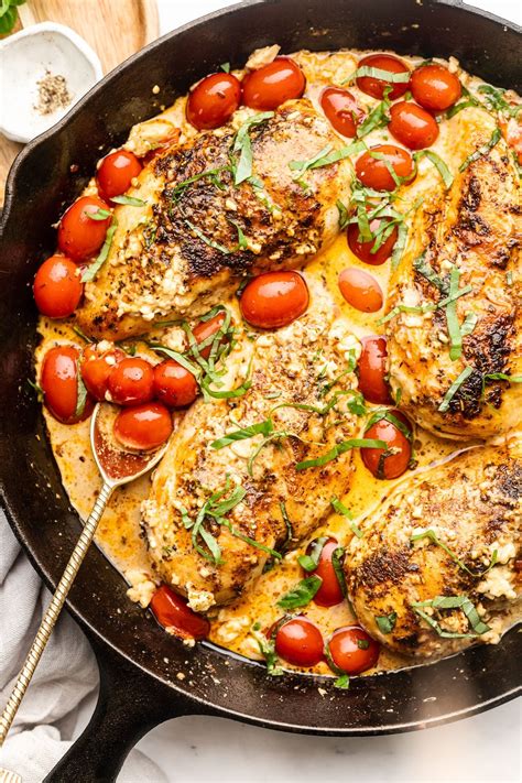 GF Baked Feta Chicken - calories, carbs, nutrition