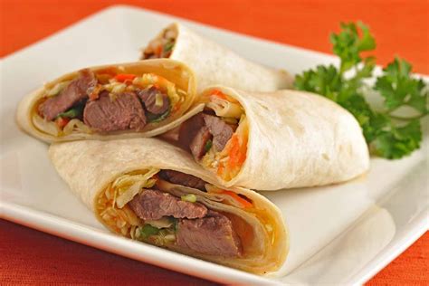 Ginger Beef Wrap, Cabbage, Jalapeno - calories, carbs, nutrition