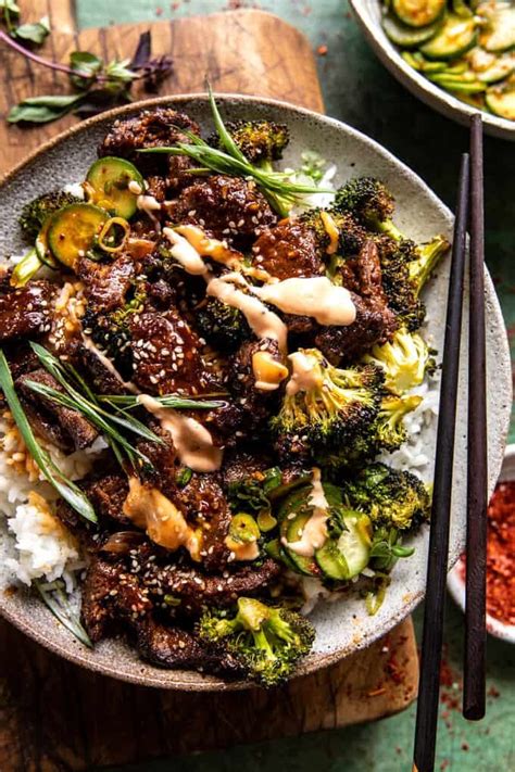 Gingered Beef and Broccoli - calories, carbs, nutrition