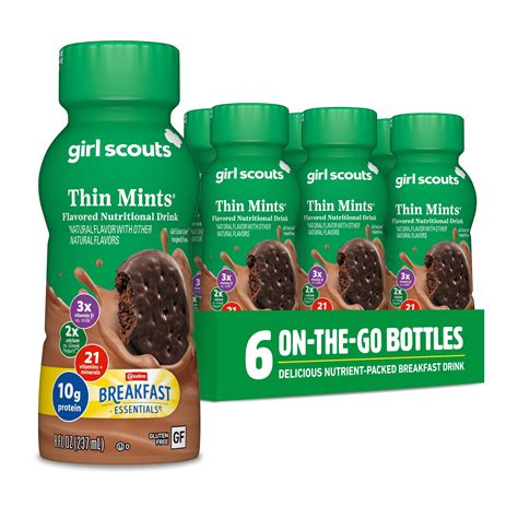 GIRL SCOUTS, Thin Mints Cookies - calories, carbs, nutrition