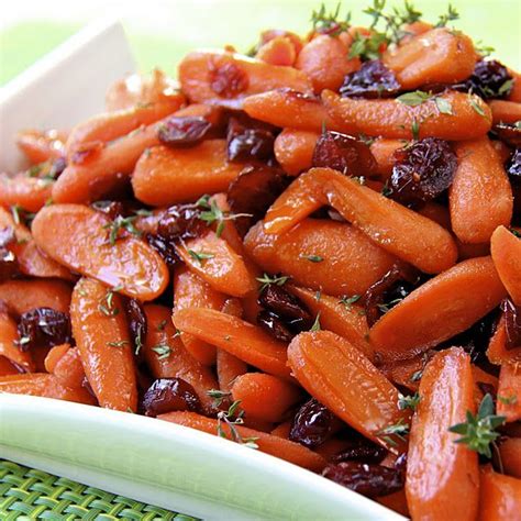 Glazed Carrots w/Orange & Cranberries - calories, carbs, nutrition